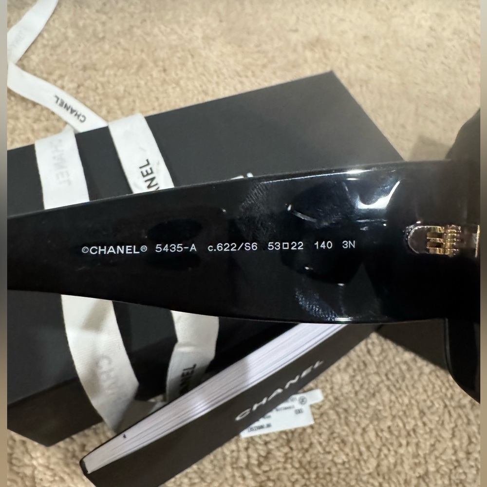 Chanel Acetate Rectangle Sunglasses - image 7